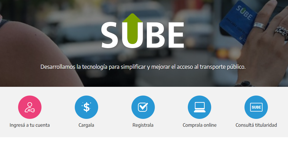 Registrar Tarjeta SUBE